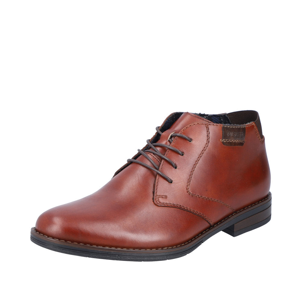 Rieker Leather Men's 10301 Ankle Boots - Red
