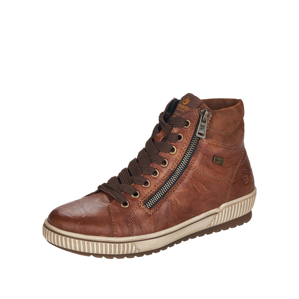 Remonte Synthetic Material Women's Mid Height D0772-14 Mid-Height Boots - Brown