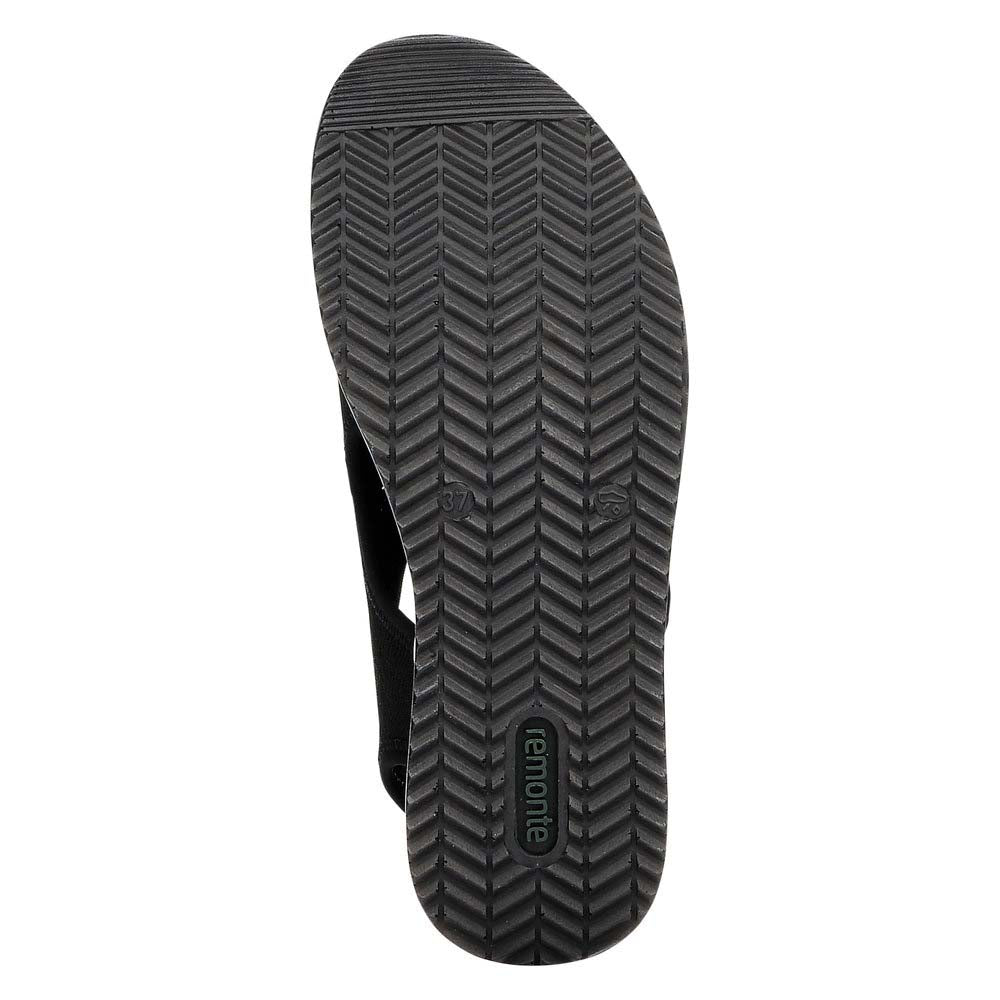 Remonte Women's Style R2955 Athletic Sandal - Black l9mlgcDz