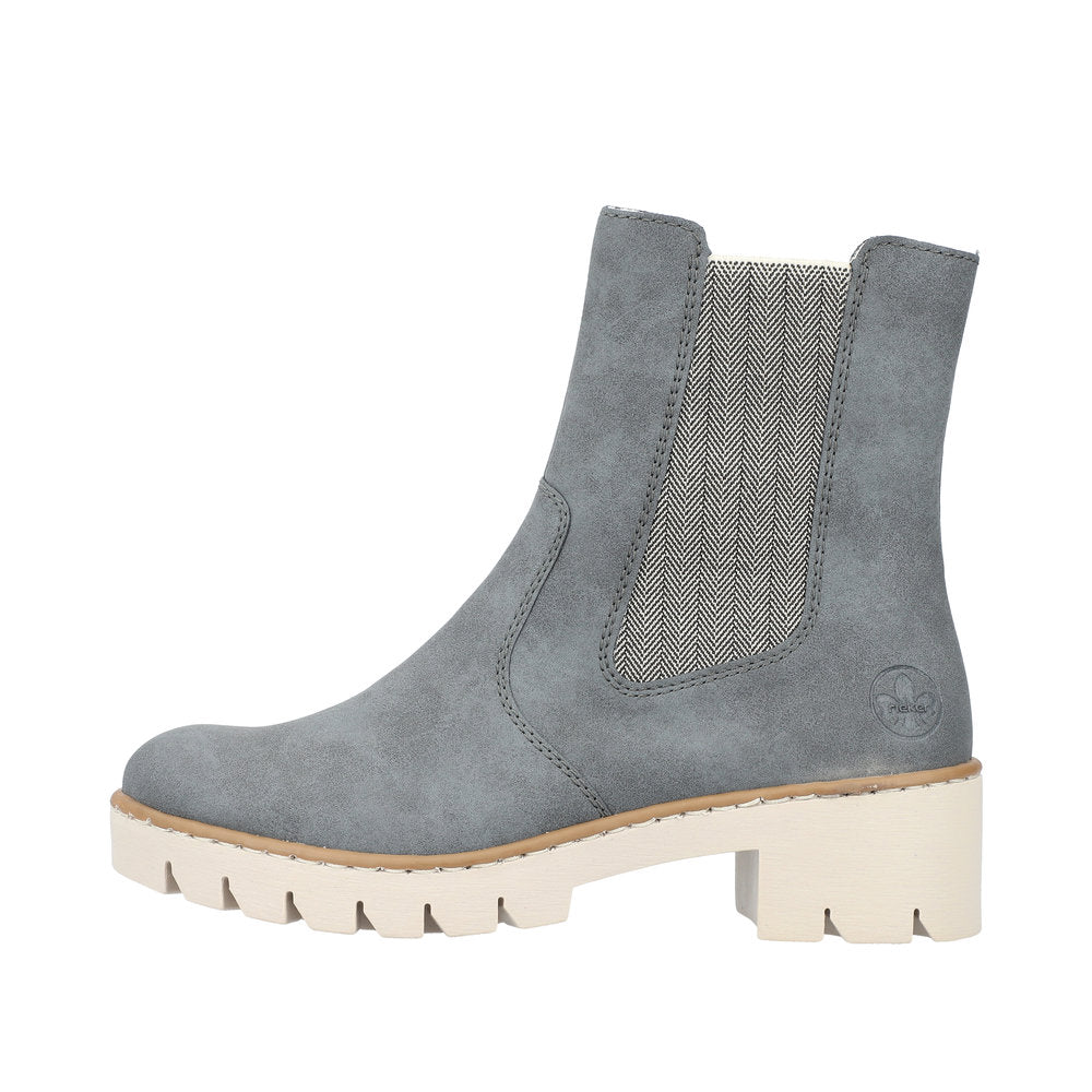 Rieker Synthetic Material Women's Mid Height X5780 Mid-Height Boots - Blue OrCmqqbA