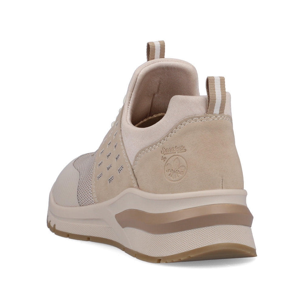 Rieker Women's Style M6651 Athletic Slip-On - Beige Combination eRw41Ded