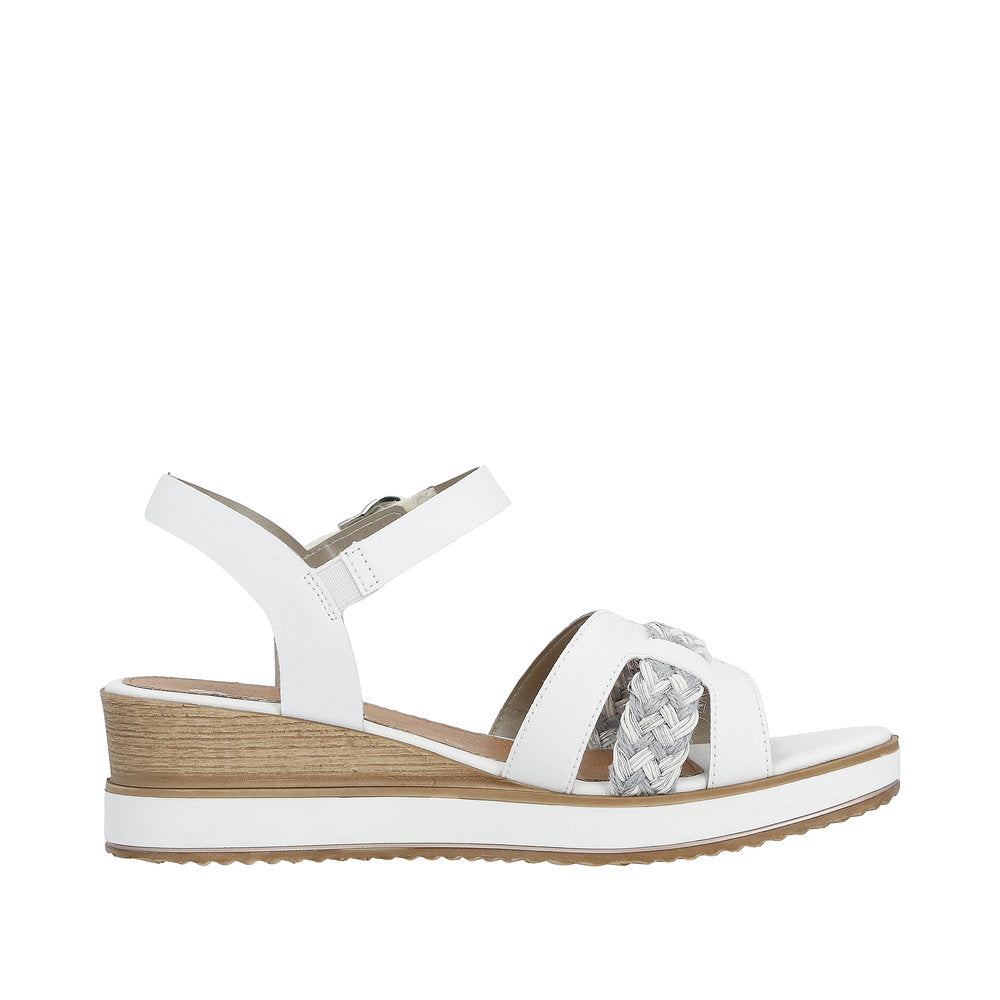 Remonte Women's Style D6461 Dress Sandal - White Combination s4n0crJ6