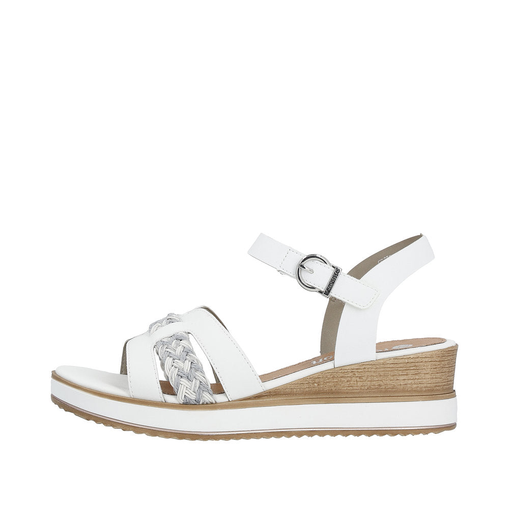 Remonte Women's Style D6461 Dress Sandal - White Combination s4n0crJ6