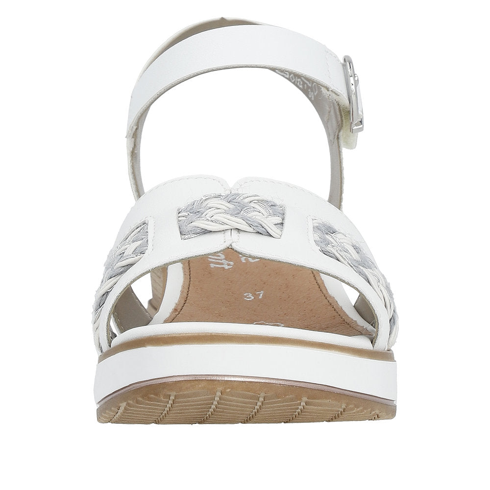 Remonte Women's Style D6461 Dress Sandal - White Combination s4n0crJ6