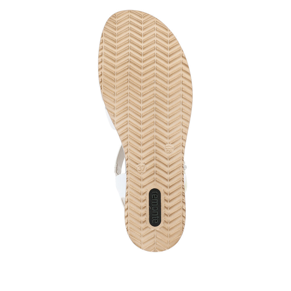 Remonte Women's Style D6461 Dress Sandal - White Combination s4n0crJ6
