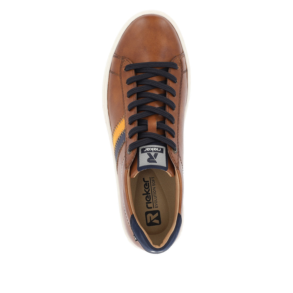 Rieker Evolution Men's Style U0705 Athletic Lace-Up - Brown kHUsTz1K