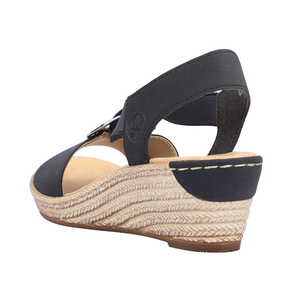 Rieker Women's Style 624H6 Dress Sandal - Blue YgUyexbu