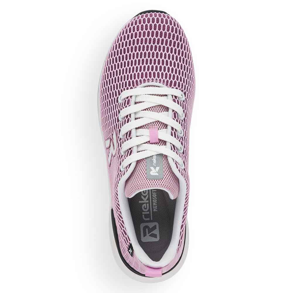 Rieker Evolution Women's Style 40103 Athletic Lace-Up - Pink 6sQKII5I