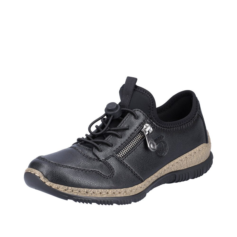 Rieker Leather Women's N32G0-00 - Black