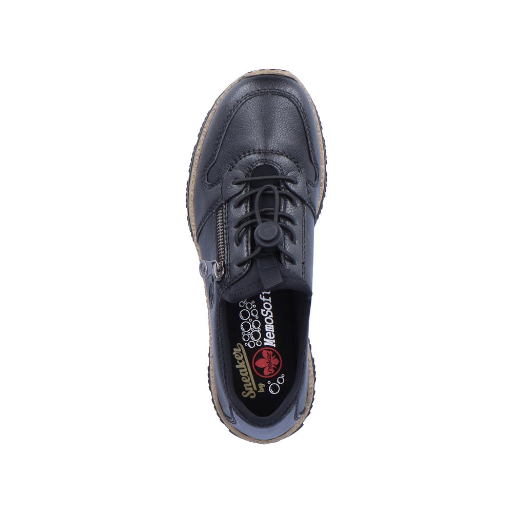 Rieker Leather Women's N32G0-00 - Black fr5ckadx