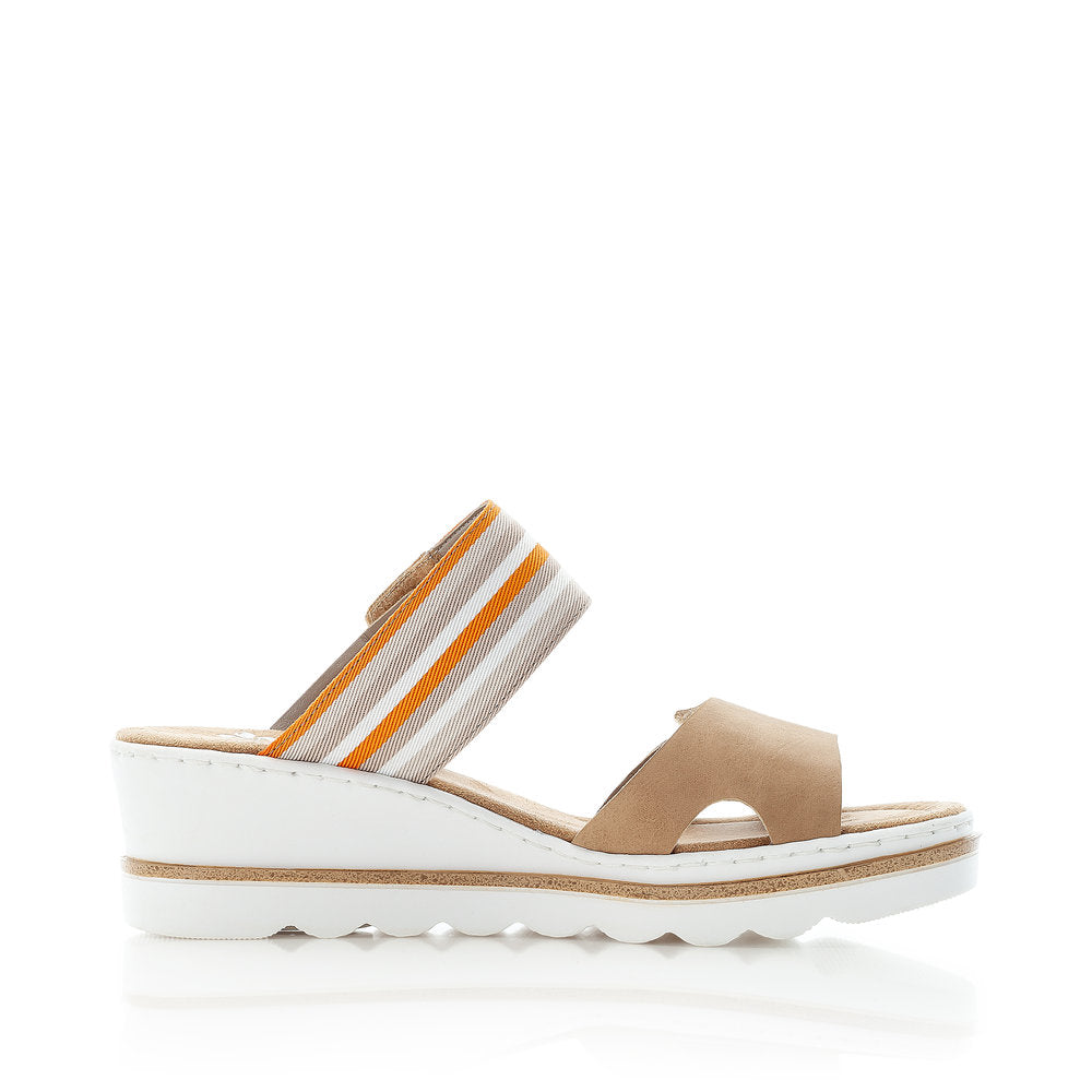 Rieker Women's Style 67490 Casual Mule - Beige DSyZ7AD8