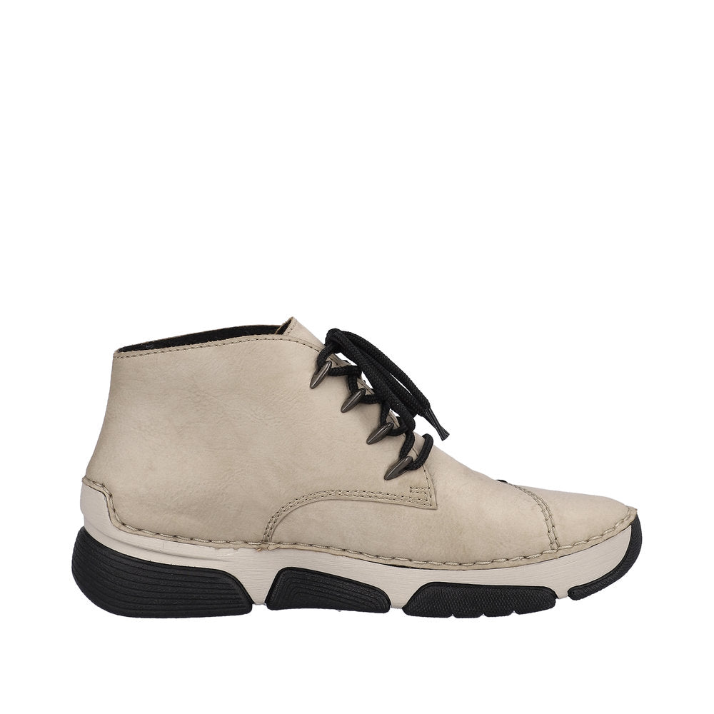 Rieker Synthetic Material Women's Short 45902 Ankle Boots - Beige bVfo6tkr