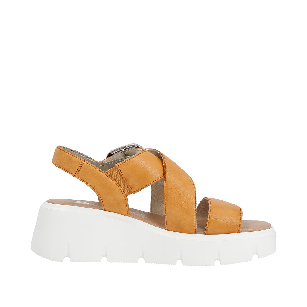 Rieker Evolution Women's Style W1550 Casual Sandal - Orange 0TjlRvTx