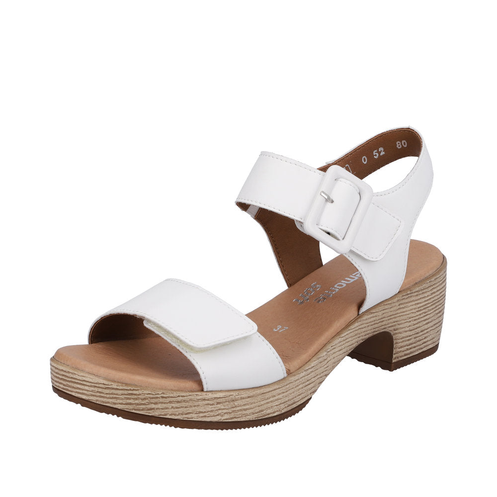 Remonte Women's Style D0N52 Dress Sandal - White