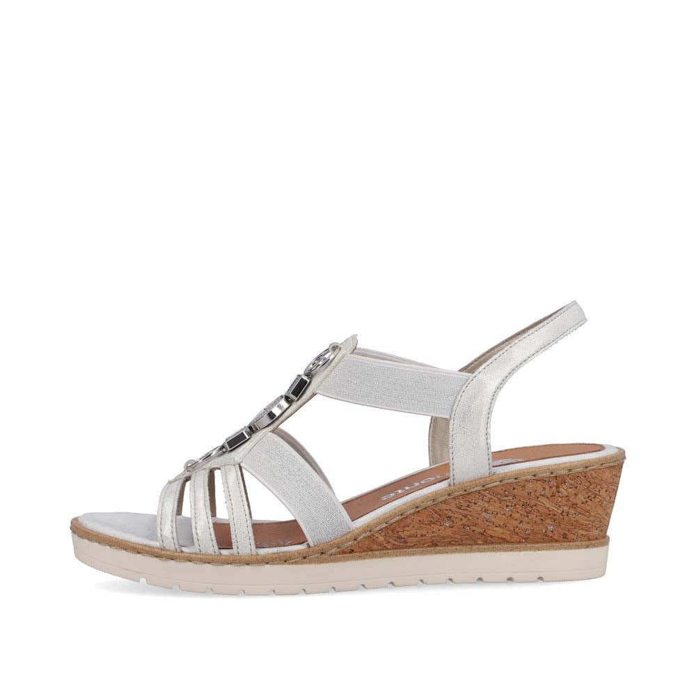 Remonte Women's Style R6264 Dress Sandal - White Combination oAeOWoHz