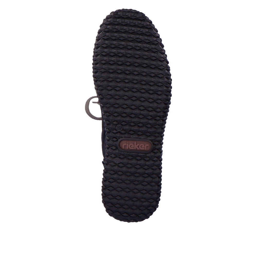 Rieker Synthetic Material Women's Short Z4238 Ankle Boots - Black Combination bAiI0bN3