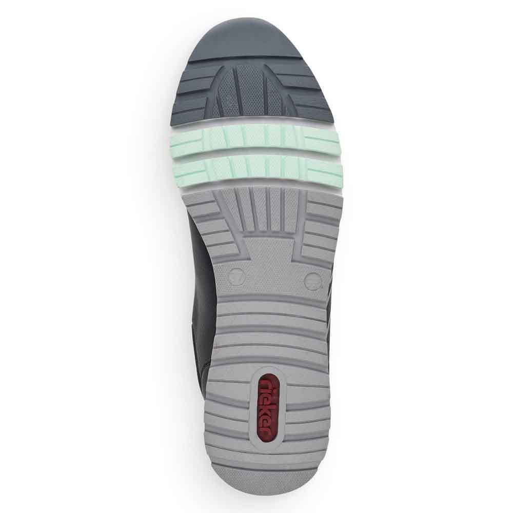 Rieker Evolution Women's Style 40802 Athletic Lace-Up With Zip - Black 3pNohJPc