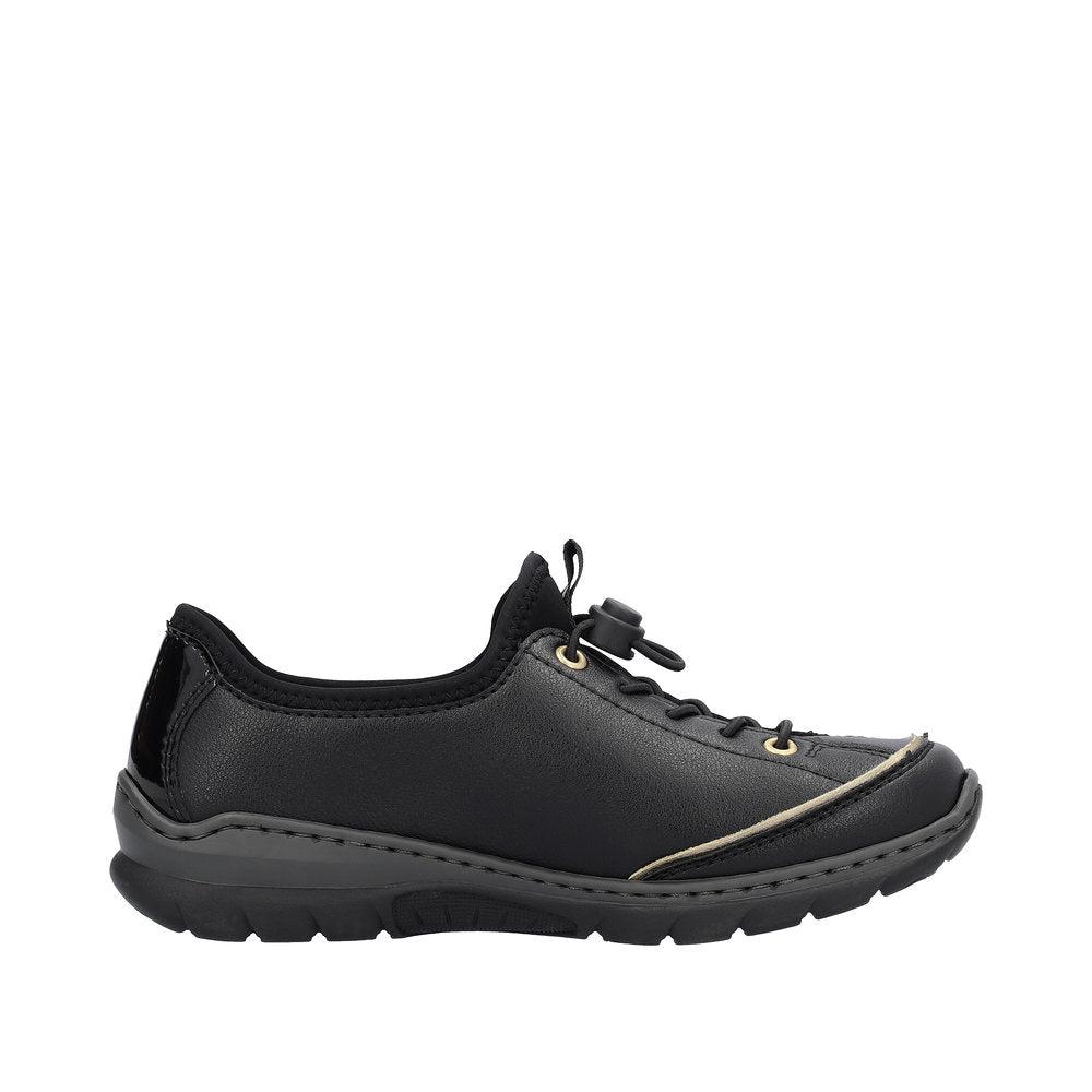 Rieker Women's Style L32P2 Athletic Slip-On - Black CyN9tjWN