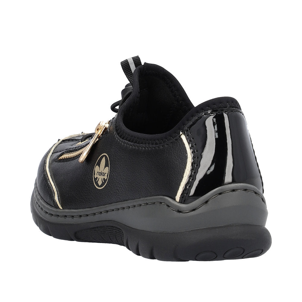 Rieker Women's Style L32P2 Athletic Slip-On - Black CyN9tjWN