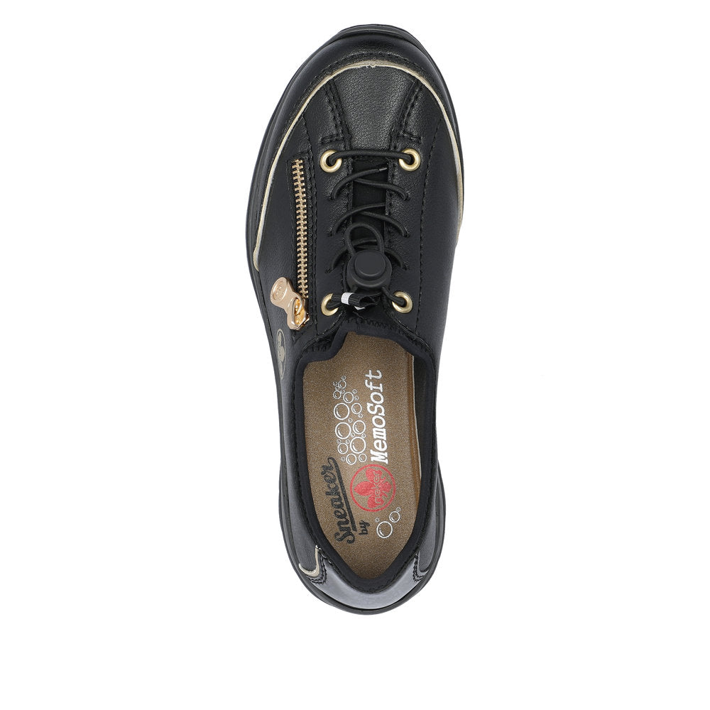 Rieker Women's Style L32P2 Athletic Slip-On - Black CyN9tjWN