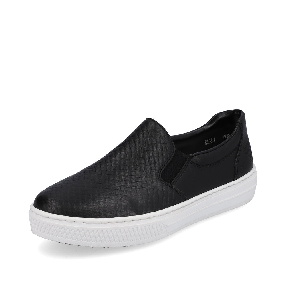 Rieker Women's Style L5967 Casual Slip-On - Black