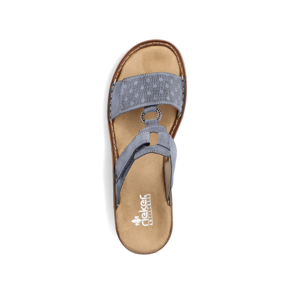 Rieker Women's Style 60885 Casual Mule - Blue JaeDPFAE