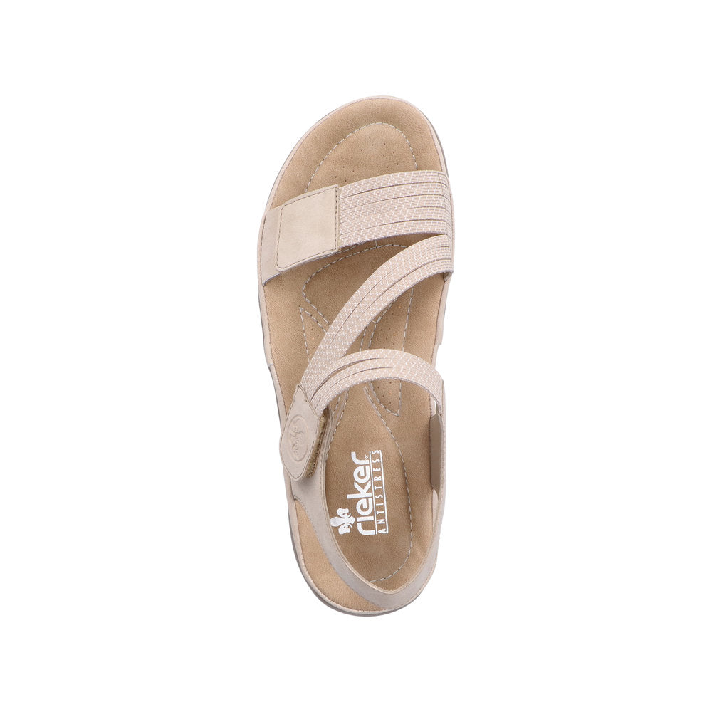 Rieker Women's Style 64870 Athletic Sandal - Beige DIpynKaW