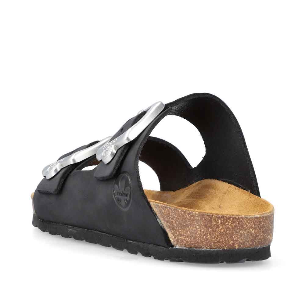 Rieker Women's Style V8084 Casual Mule - Black EyY5WMXe