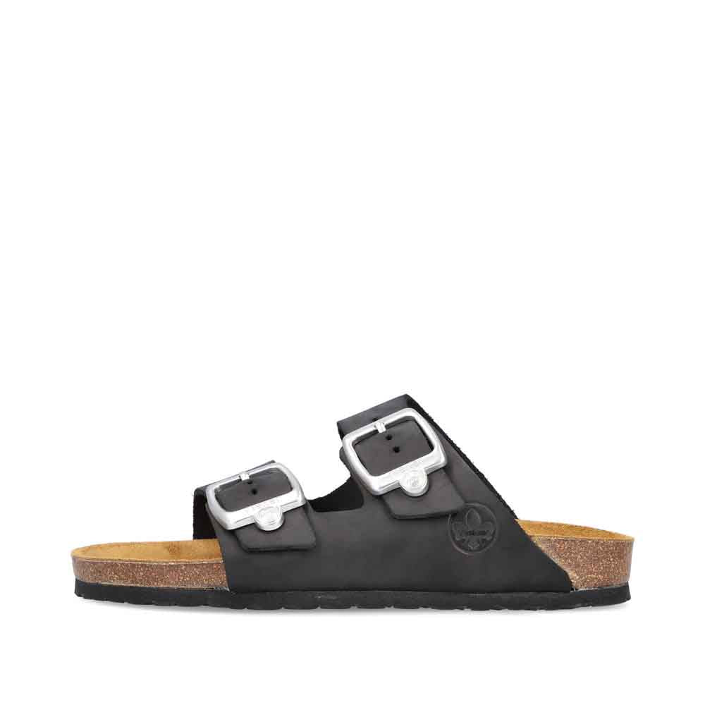 Rieker Women's Style V8084 Casual Mule - Black EyY5WMXe