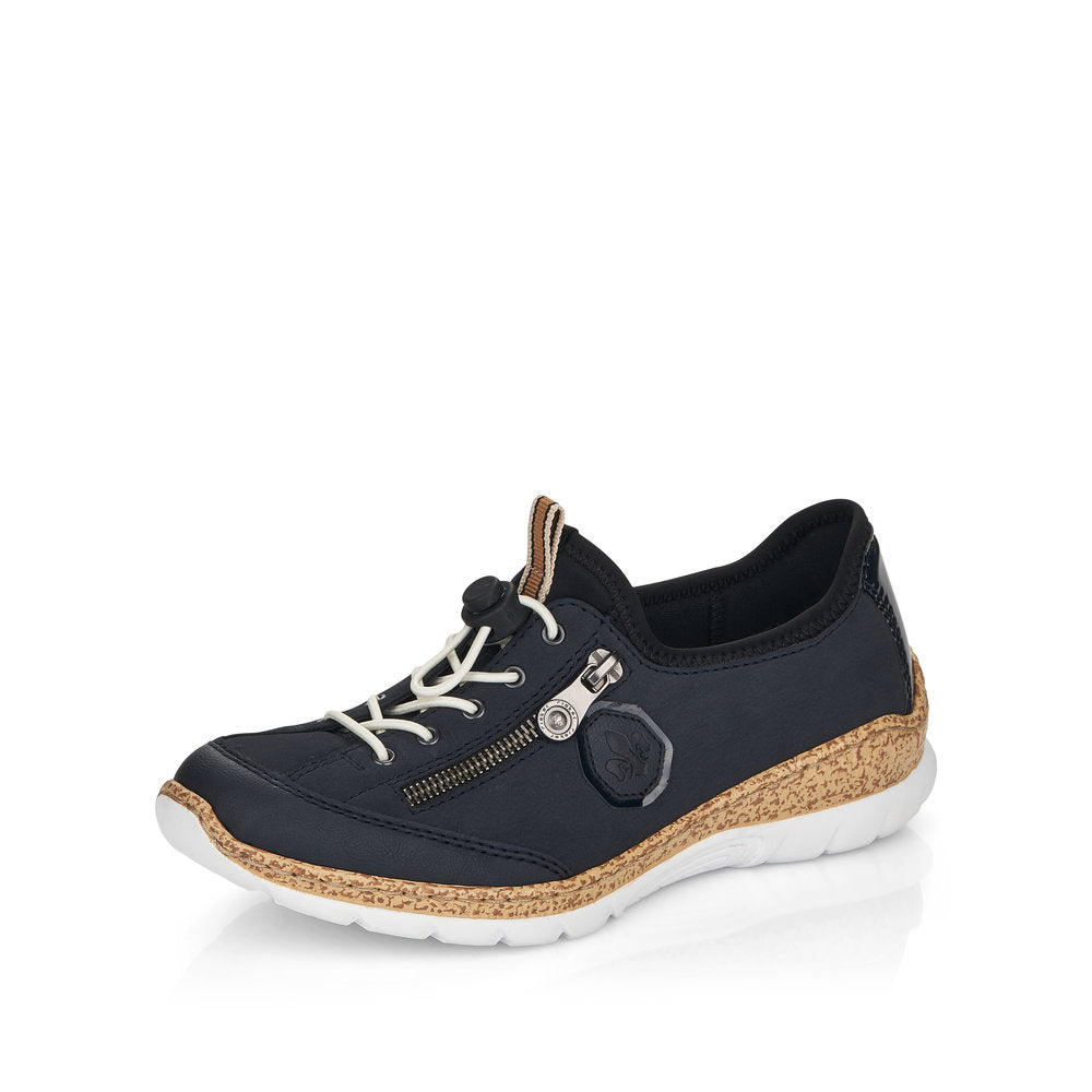 Rieker Women's Style N4263 Athletic Slip-On - Navy