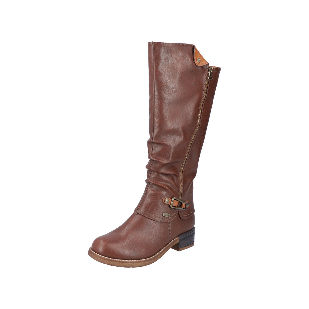 Rieker Synthetic Material Women's' Tall 94652 Tall Boots - Brown