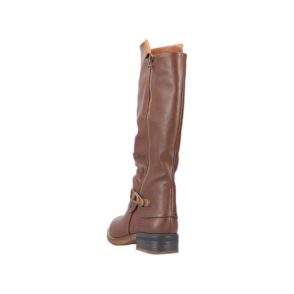 Rieker Synthetic Material Women's' Tall 94652 Tall Boots - Brown 2ihiHcql