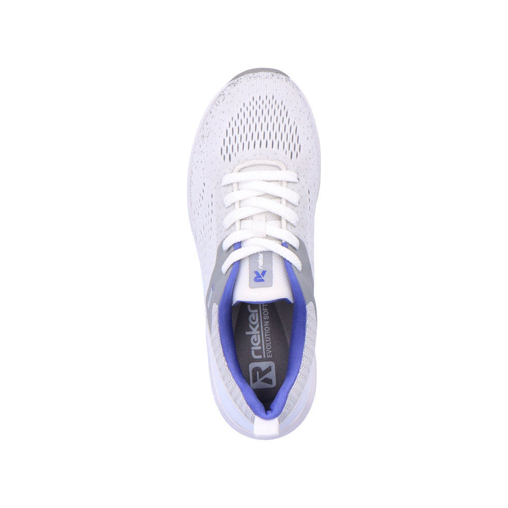 Rieker Evolution Women's Style 40410 Athletic Lace-Up - White Combination VGTRT4VD