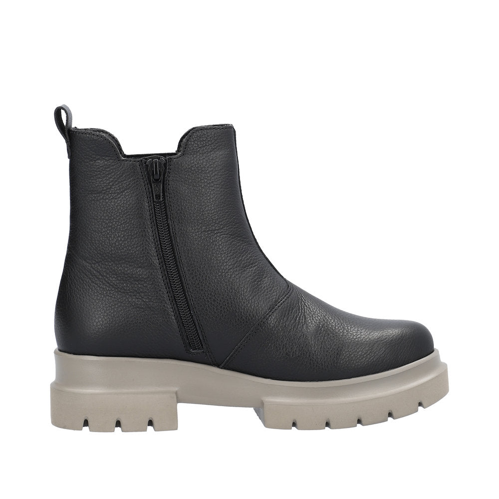 Remonte Leather Women's Mid Height D8984 Mid-Height Boots - Black pkb60jZO