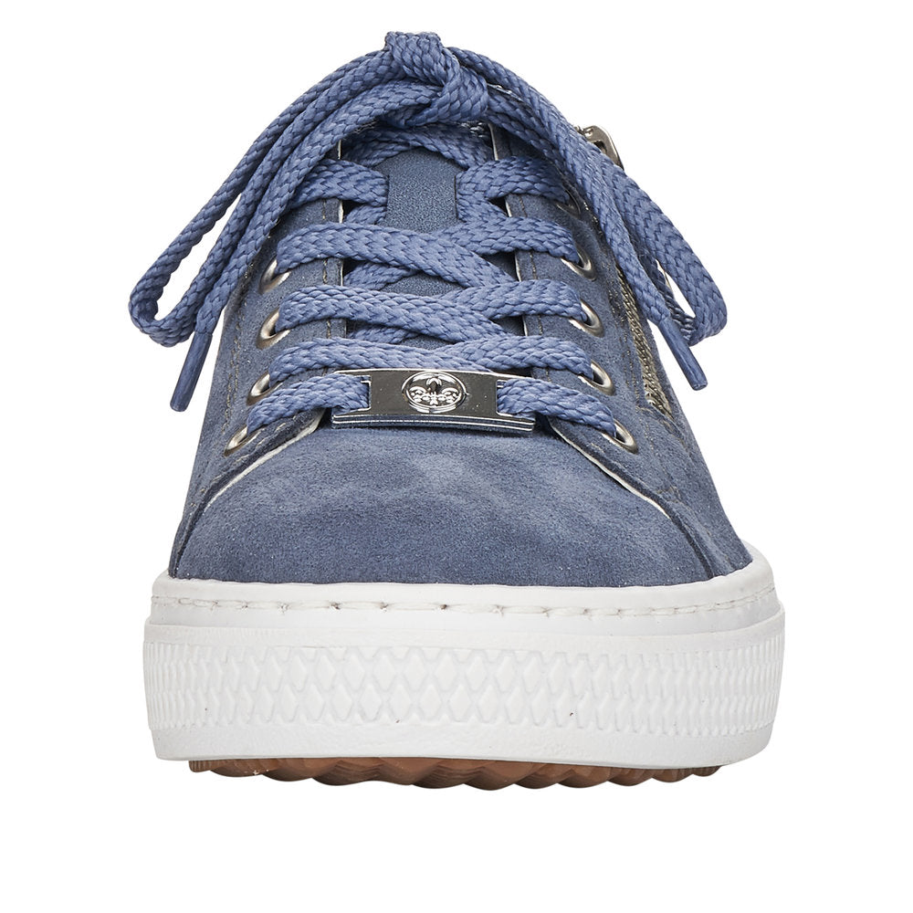 Rieker Women's Style L59L1 Athletic Lace-Up With Zip - Blue YqMjaAdJ