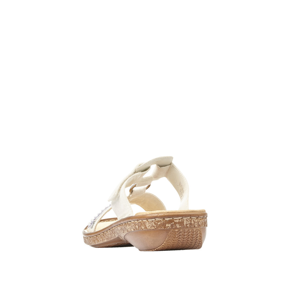 Rieker Women's Style 628M6 Casual Mule - White FMwbZr9v