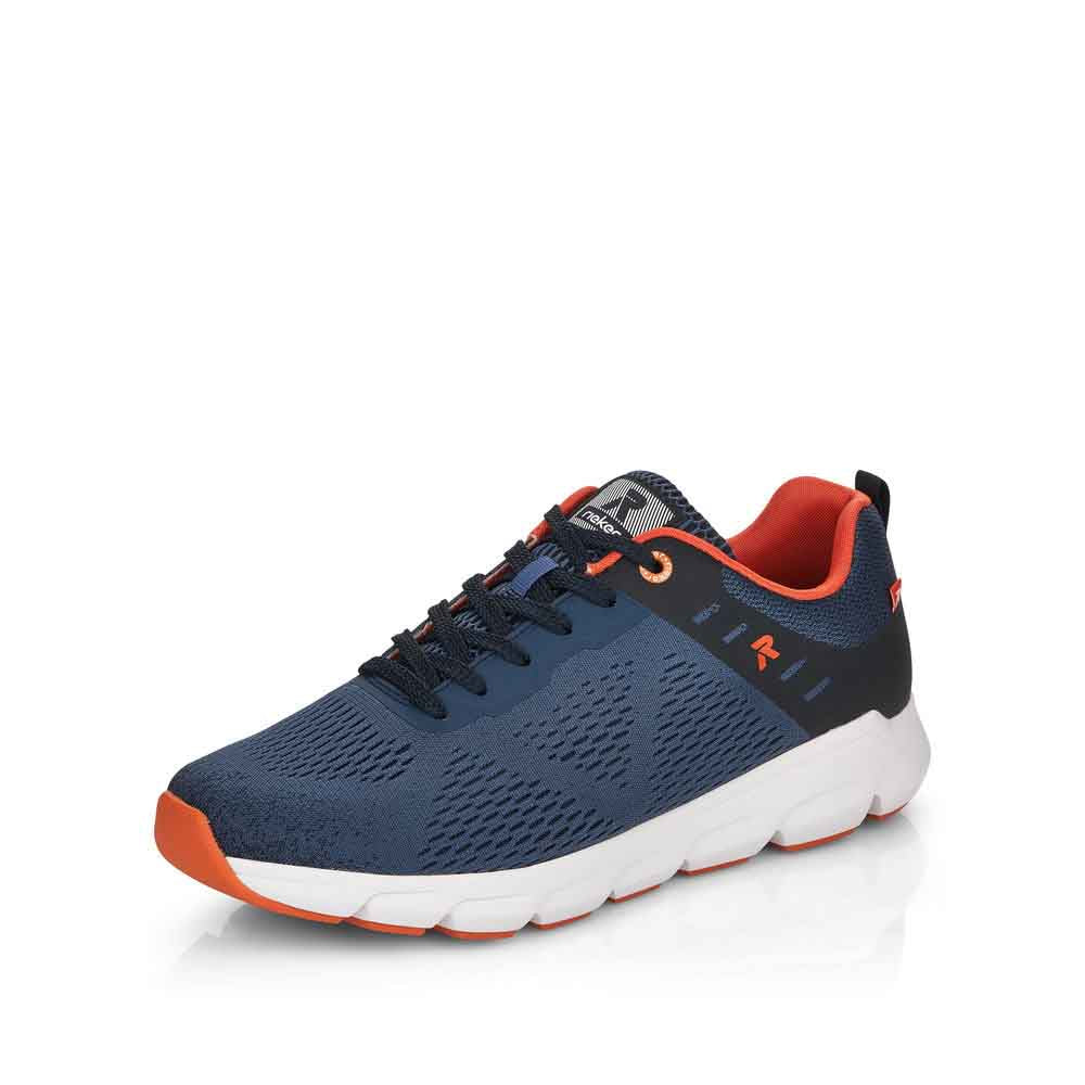Rieker Evolution Men's Style 07806 Athletic Lace-Up - Blue