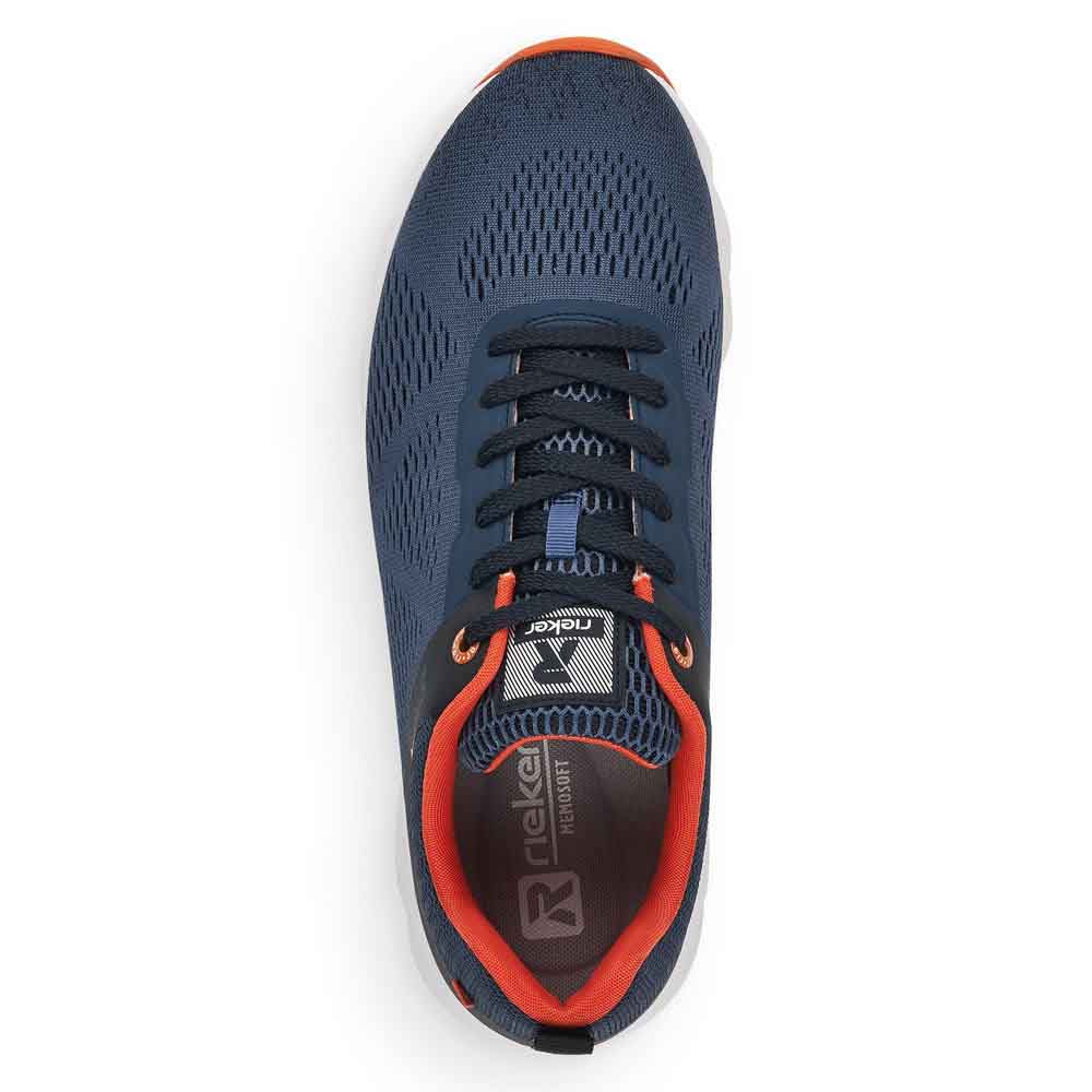 Rieker Evolution Men's Style 07806 Athletic Lace-Up - Blue B6rnZX96