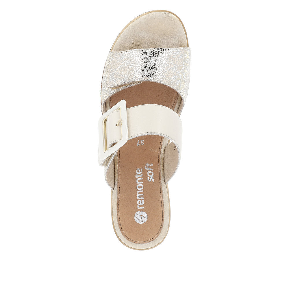 Remonte Women's Style D3068 Dress Mule - Beige Combination mOcghLks