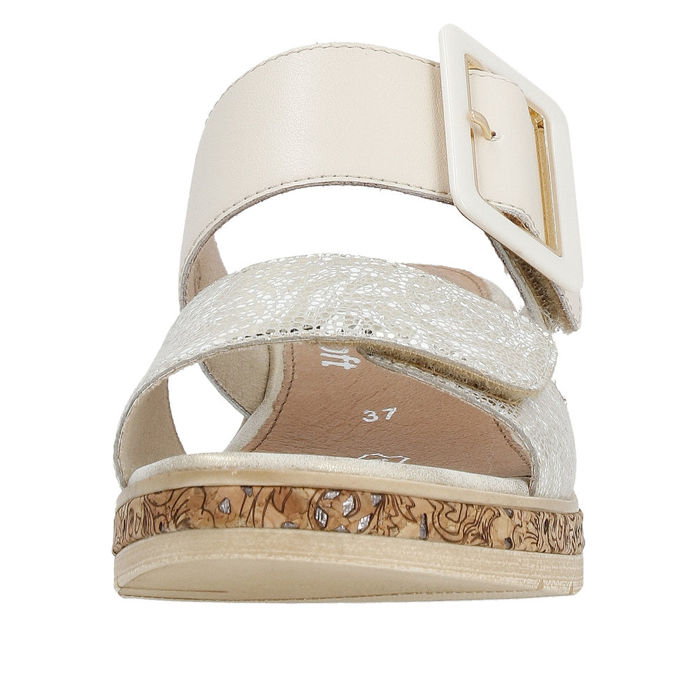 Remonte Women's Style D3068 Dress Mule - Beige Combination mOcghLks