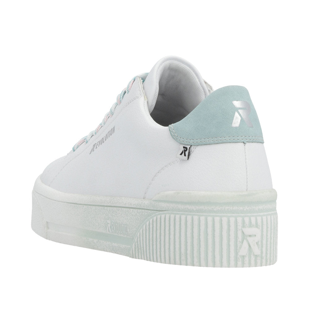 Rieker Evolution Women's Style W0704 Athletic Lace-Up - Blue EaRmH0Uw