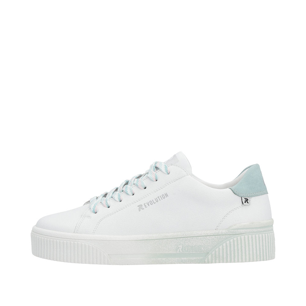 Rieker Evolution Women's Style W0704 Athletic Lace-Up - Blue EaRmH0Uw