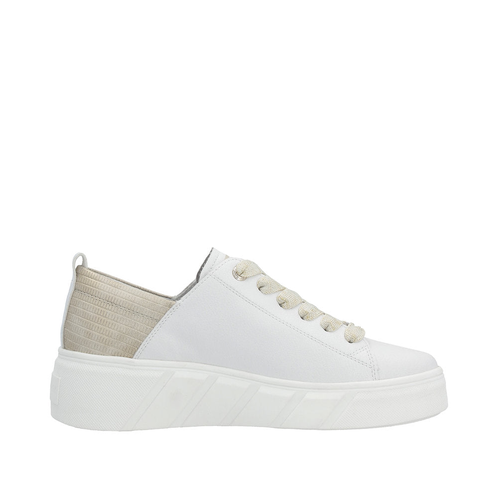 Rieker Evolution Women's Style W0502 Athletic Lace-Up - White lQFtHnkE