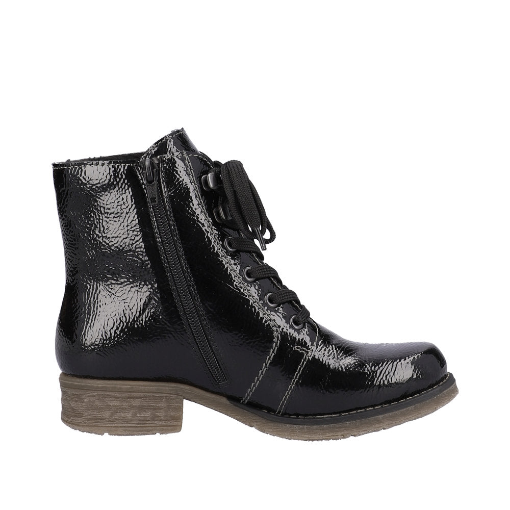 Rieker Synthetic Material Women's Short 79601 Ankle Boots - Black kw13fS6y