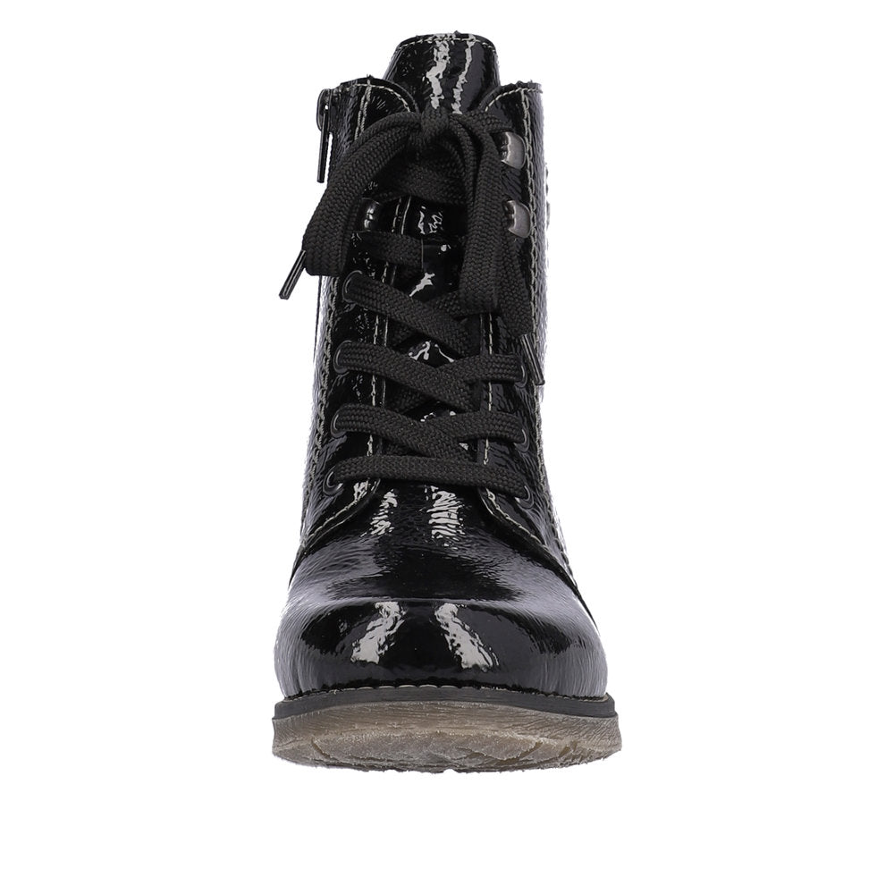 Rieker Synthetic Material Women's Short 79601 Ankle Boots - Black kw13fS6y