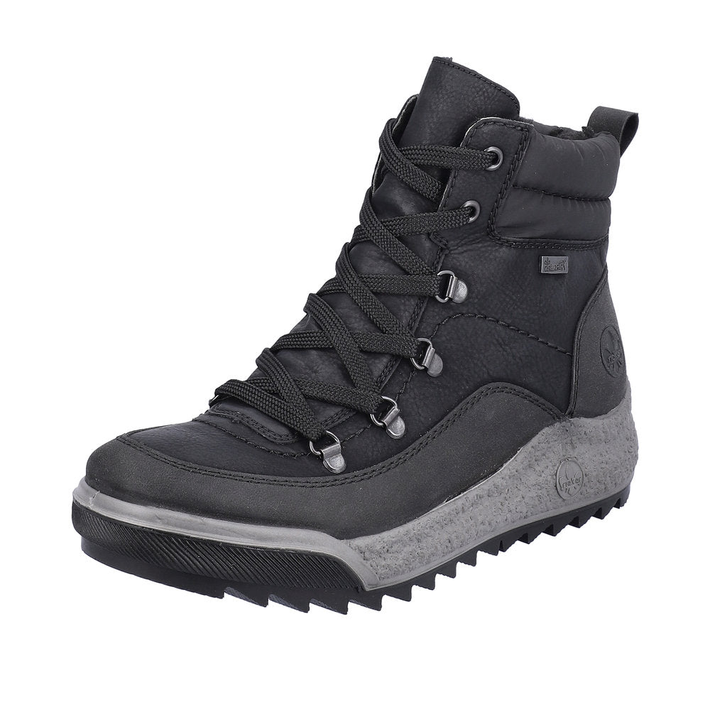 Rieker Synthetic Material Women's Short Y4712 Ankle Boots - Black