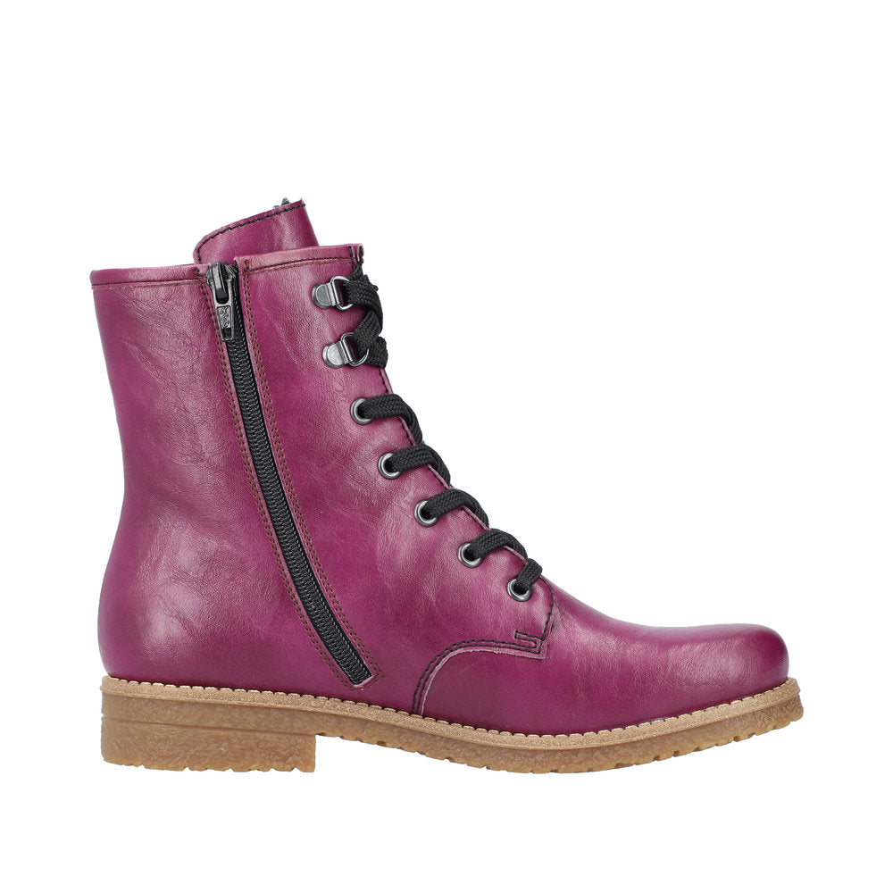 Rieker Synthetic Material Women's Short 73512 Ankle Boots - Red jw1q84DH