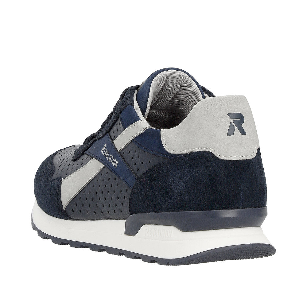 Rieker Evolution Men's Style U0302 Athletic Lace-Up - Blue iEgaenzf