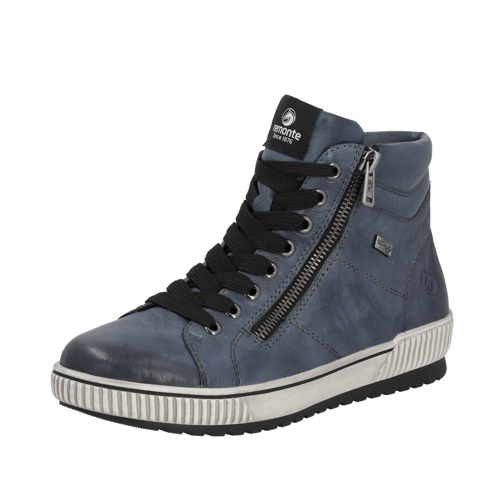 Remonte Synthetic Material Women's Mid Height D0772-14 Mid-Height Boots - Blue
