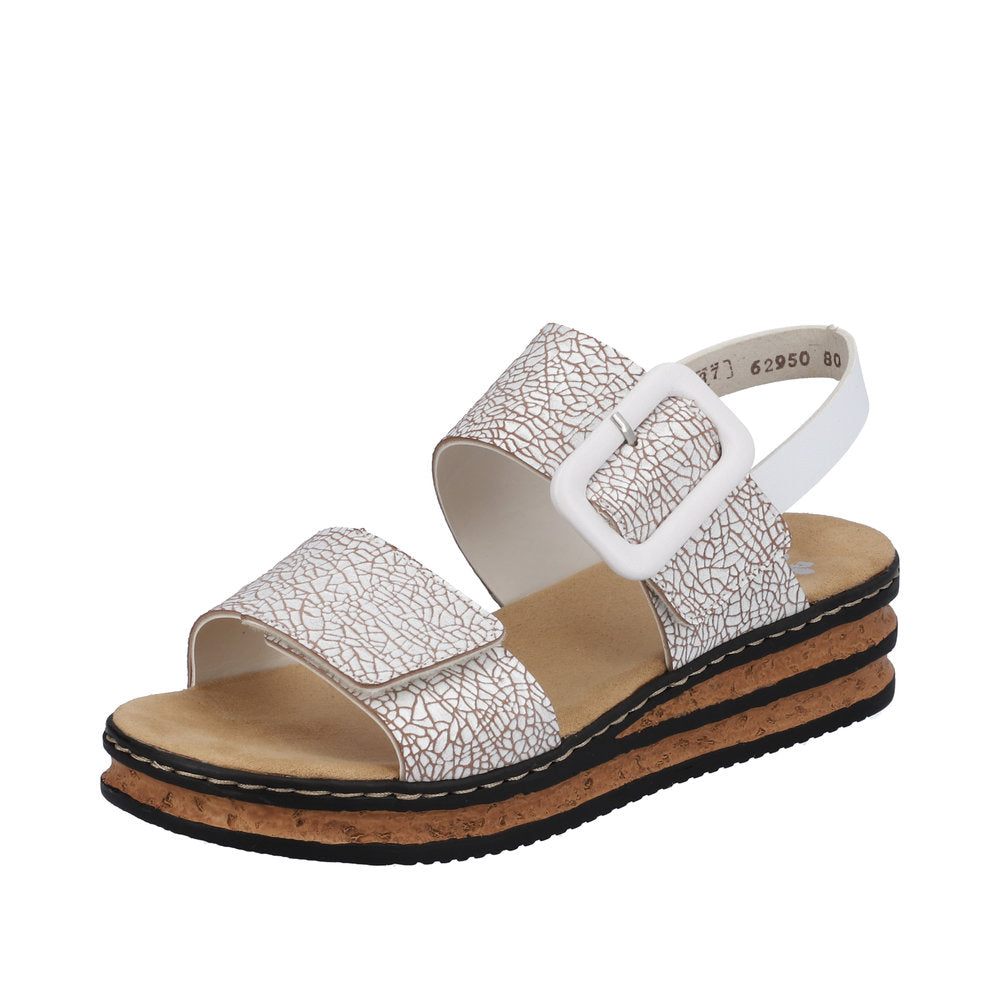 Rieker Women's Style 62950 Casual Sandal - White